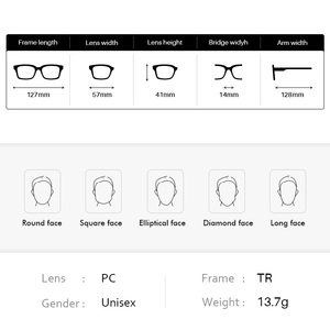 老眼鏡 & サングラス女性男性着色グレーリムレスサンリーダーメガネUVブロッカー釣り運転 - Product Image 3