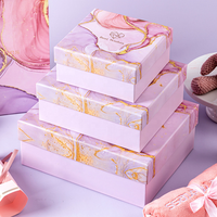 Emballage cadeau personnalisé de style de luxe, impression UV couleur, boîtes en papier carton, boîte d'emballage en papier