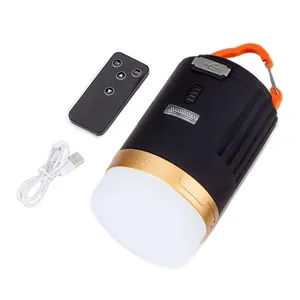 new upgrade Remote Control LED camping Hanging Tent Lantern 4800mAh USB rechargeable high power linterna