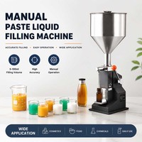 Machine de remplissage semi-automatique pour miel, pâte, confiture, sauce, crème et liquides – Remplisseuse manuelle pour l'industrie alimentaire