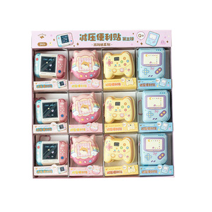 Mini tascabile creativo cartone animato Kawaii Squishy nota adesiva con anello accessorio Must Have per bambini della scuola - Product Image 6