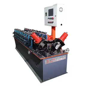 Techo de metal camión y armadura precio de fábrica Durable Roof Stud Amp Track Roll Forming Machine C Purlin Roll Forming machine