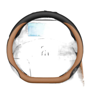 Funda de Volante Deportiva Ultrafina Antideslizante de Cuero Genuino para BYD Song LDMi 2024 - Product Image 5