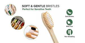 Manufacturer Personal Care Soft Natural ECO Bamboo Disposable Biodegradable Bamboo Hotel <strong>Toothbrush</strong> - Product Image 3