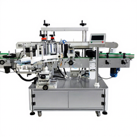 Étiqueteuse automatique multifonctionnelle haute performance à double face pour bouteilles rondes / plates