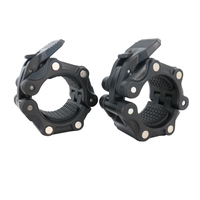 Colliers de serrage pour haltères en plastique et aluminium de 25/28/30/50 mm pour entraînement en salle de sport, libération rapide, verrous de plaques de poids, clips avec aimant