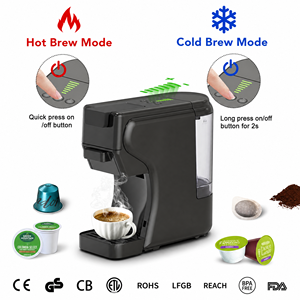 เครื่องชงกาแฟ19Bar แบบหลายแคปซูลเข้ากันได้กับ kcup, Nespresso, <span class=keywords><strong>Dolce</strong></span> <span class=keywords><strong>Gusto</strong></span>, กาแฟบด & ESE pods - Product Image 3