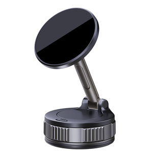 Magnetic <b>Bracket</b> Car Dashboard Phone Holder 360 Degree Rotating Foldable <b>Black</b> And Gray - Product Image 1