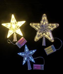 <span class=keywords><strong>2025</strong></span> Mới Cây giáng sinh trang trí đèn sao năm sao hàng đầu cho 15cm 19cm 23cm cây - Product Image 6