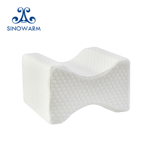 Oreiller de repos pour le soutien de la posture des <span class=keywords><strong>genoux</strong></span> et des jambes en mousse à mémoire de forme tricotée pour une utilisation en chambre - Product Image 3