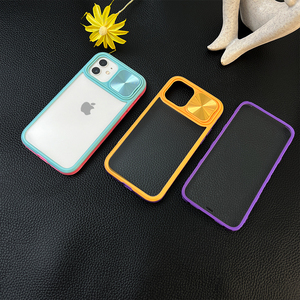 Ốp Chống Sốc Hỗn Hợp Hai Lớp Phong Cách Thời Trang Mới Với Khung Trước Trong Suốt Cao Và Nắp Máy Ảnh Trượt Riêng Tư - Product Image 3