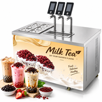 Machine à thé aux bulles automatique commerciale à 3 buses, distributeur de thé au lait en libre-service pour station de boissons et snack-bar