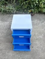Table de travail multifonctionnelle verrouillable en acier laminé à froid Tiroirs à trois niveaux Compartiment de rangement avec glissière