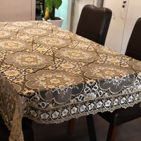Nappe de table en dentelle brodée au point de croix à bas prix