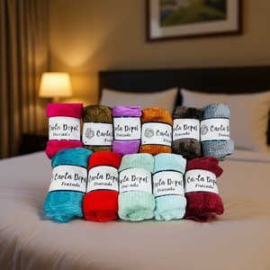 Manta de Felpa Carla Depot de 220 cm, Tamaño Matrimonial, Calidad de Hotel, para Todas las Temporadas, Ultra Suave, de Poliéster, Color Sólido - Product Image 2