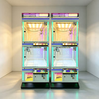 Machine à griffes Color Magic Cube 2 pour deux joueurs avec écran LCD, télécommande, éclairage LED magnifique et tension universelle