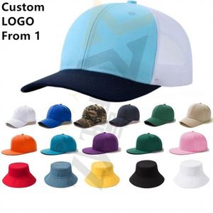 New Arrival Baseball Caps Gorras Topi Mesh Trucker <b>Hat</b> Cotton Cap Custom Embroidery Logo Unisex Four Seasons - Product Image 1