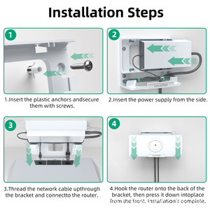 Kit de montage mural pour routeur Starlink V3 <span class=keywords><strong>2</strong></span> en 1 avec alimentation Starlink pour support Starlink Gen <span class=keywords><strong>3</strong></span> - Product Image 4