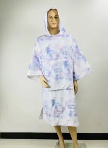Adulti con cappuccio da surf <span class=keywords><strong>poncho</strong></span> telo piscina piscina cambiamento spiaggia da surf <span class=keywords><strong>poncho</strong></span> - Product Image 4