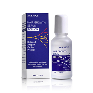 Suero revitalizante para el crecimiento del cabello en roll-on para todas las edades, fórmula unisex para hombres y mujeres con cabello fino, aceite espesante - Product Image 1