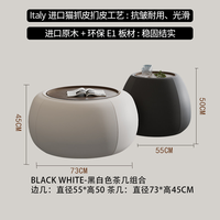 Chinesischer Stil Massivholz-Couchtisch mit Walnussholzplatte und Stauraum für das Wohnzimmer