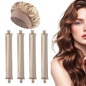 Bestseller Hitzefreier Zylinder-Haarwickler Ohne Hitze Über-Nacht-Lockenwickler mit Schal zum Schlafen für Locken - Product Image 3