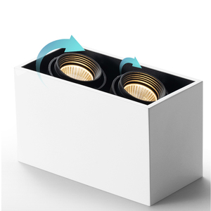 New thương mại bề mặt gắn Chất lượng cao chống chói LED trần downlight COB GU10 MR16 có thể điều chỉnh khung đèn - Product Image 3