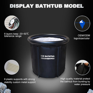 <span class=keywords><strong>Baignoire</strong></span> <span class=keywords><strong>pliable</strong></span> en PVC Portable de livraison directe d'usine pour adultes bain de baril de glace <span class=keywords><strong>pliable</strong></span> et accessoires récupération rapide de bain de glace - Product Image 2