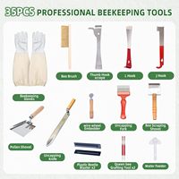 ZHILI BEE 35-teiliges Imkerei-Starter-Set mit Imkeranzug, Smoker, Werkzeugen und Oxford-Tasche, Neu mit 3 Monaten Garantie, XL-Größe für Männer & Frauen