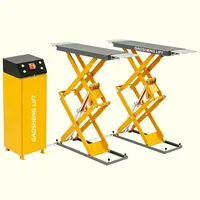 Elevador de Tijera Hidráulico para Automóviles, Elevador de Coches Pequeños, Elevador Automotriz de Elevación Completa, el Más Popular, Disponible en Stock