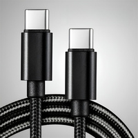 Câble de charge rapide USB-C tressé en nylon 1/2/3M 60W (3/6/10ft) pour iPhone 17 16 15 Pro Max Plus Samsung