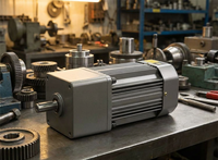 Moteur à engrenages DC 30W/40W/80W/200W, réducteur DC12V/24V, marche avant/arrière, régulation de vitesse constante, montage vertical, efficacité IE1
