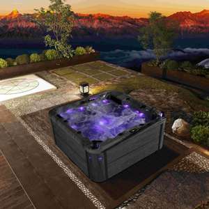 Grand Balboa Hydro Jacuzzis extérieur moderne 6 places Caloroczne Villas et appartements de luxe à l'ozone avec marches pour bain à remous Kobia Spa - Product Image 3