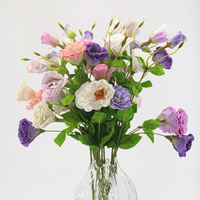 Fleurs artificielles en gros, effet toucher réel, pour la décoration de Noël, Pâques, mariages, festivals, hôtels, maisons et jardins
