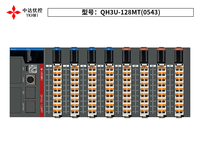 Controlador Lógico Programable PLC FX3U-128MT 64MT de 24 V CC, con 2-8 Puertos de Alta Velocidad de 100 KHz Integrados para Codificador, Motor Paso a Paso y Servo