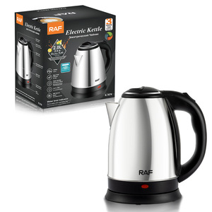 RAF 1500W OEM Fast <b>Delivery</b> Portable Stainless Steel Kettle Electric Kettle Hot <b>Water</b> Kettle with LED Lamp - Product Image 1