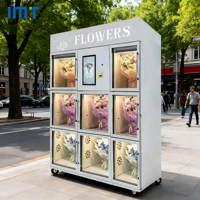 Distributeur Automatique de Bouquets de Fleurs Fraîches en Libre-Service Extérieur à Écran Tactile