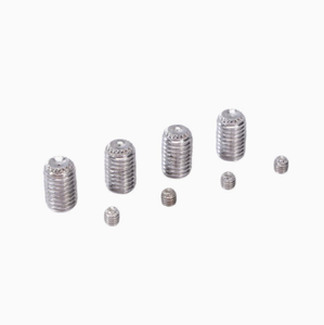 Juego de tornillos hexagonales LeGood con cabeza moleteada DIN 916 de acero inoxidable - Product Image 1