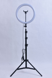 10 "Selfie Anello <span class=keywords><strong>di</strong></span> Luce con 1.6m Treppiede Supporto Del Telefono Del Basamento e Flessibile per Streaming In Diretta/Trucco/<span class=keywords><strong>youTube</strong></span> <span class=keywords><strong>Video</strong></span> - Product Image 5