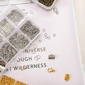 Jewelry DIY Kit <strong>Hardware</strong> Accessories Material Pack Single Loop <strong>Earring</strong> Hook Lobster Clasp Bracelet Necklace Making Hand Tools - Product Image 3