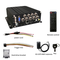 Système DVR mobile AHD 8 canaux pour voiture, camion, bus, véhicule, 8 canaux, 4G, GPS, Wifi, gestion de la flotte, suivi, surveillance, kit MDVR avec disque dur SD