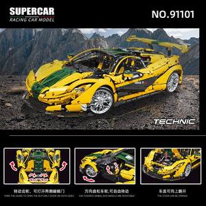 Bloques de Construcción de Auto Deportivo Jie Star, Modelo a Escala 1:8, 3316 Piezas, de Plástico, con Batería, para Adolescentes y Niños, Juguete de Ensamblaje, Regalo - Product Image 4