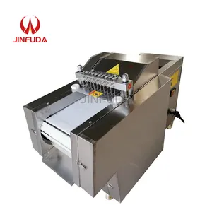 Commerical Frozen Beef Poultry Meat Dicing Machine Pork Skin Strip Cutting Machine Raw Chicken Meat Cube Cutter