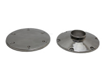 Composants de support de siège de bateau en acier inoxydable moulé OEM pour poteau fixe