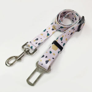 Sabuk pengaman mobil nilon dapat diatur, tali latihan anjing yang kuat dan tahan lama dengan cetakan pribadi untuk hewan peliharaan - Product Image 5