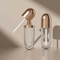 Nouvel emballage de gloss à lèvres de forme unique, conteneur de gloss à lèvres, flacon de gloss à lèvres personnalisé