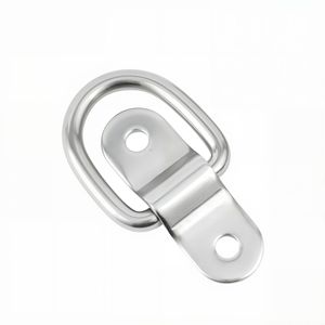 Anneau de levage horizontal soudé en acier inoxydable Scym 304 de type D pour la fixation et la mise en tension des charges - Product Image 1