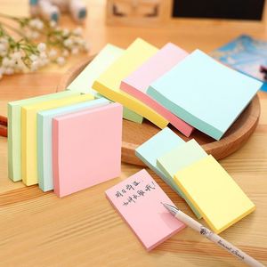 Cadeaux promotionnels avec logo personnalisable, papeterie personnalisée, impression personnalisée, notes autocollantes colorées 3x3 pouces, adhésif puissant - Product Image 2