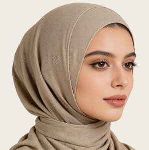 Hijab en Chiffon Uni pour Femmes, Foulard Musulman, Vêtement de Printemps - Product Image 4