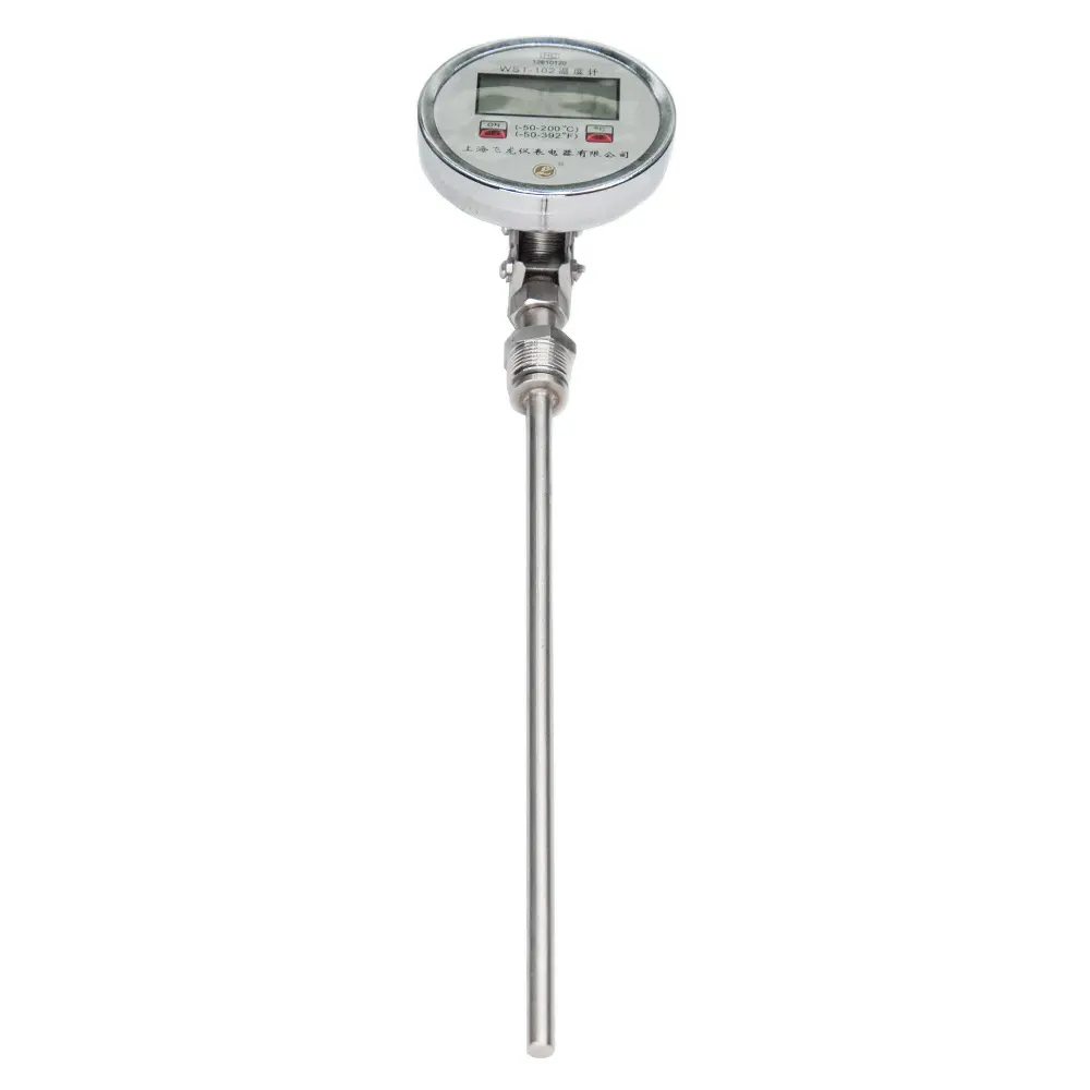 Oven Thermometer Industrial Bbq Oven Boiler Temperature Gauge Instant Read Digital Display Bimetal Thermometer